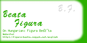 beata figura business card